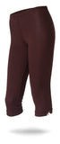 Dark Brown Capris