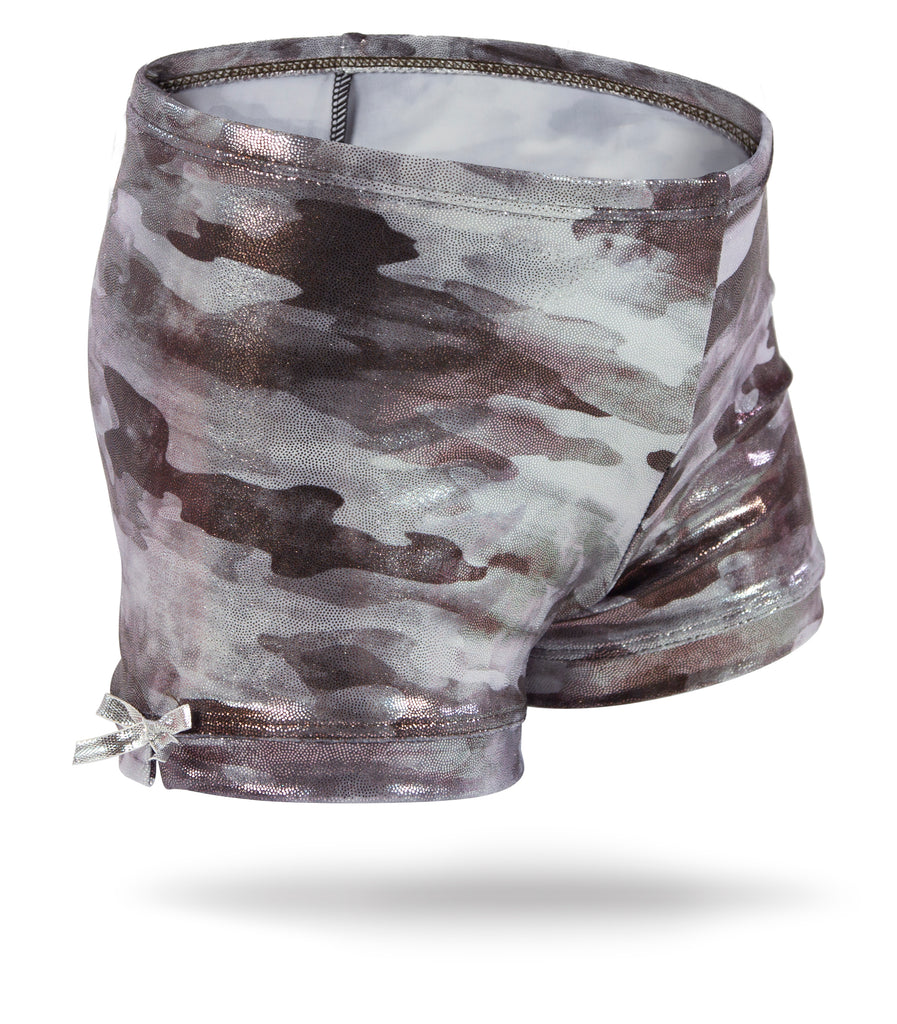 Cosmic Camo Girls Spandex Shorts