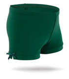 Forest Green Girls Spandex Shorts
