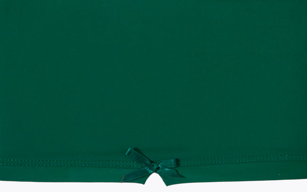Forest Green Girls Spandex Shorts