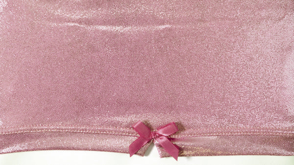 Carnation Pink Shimmer Girls Spandex Shorts