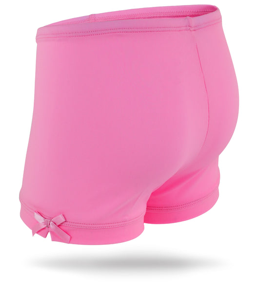 Poppin Pink Girls Spandex Shorts