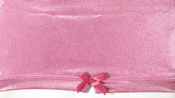 Pink Shimmer Girls Spandex Shorts
