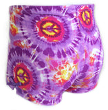 Purple Peace Girls Spandex Shorts