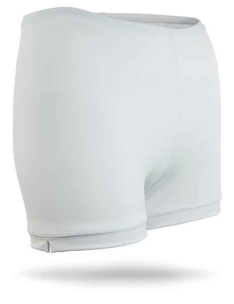 white juniors spandex shorts